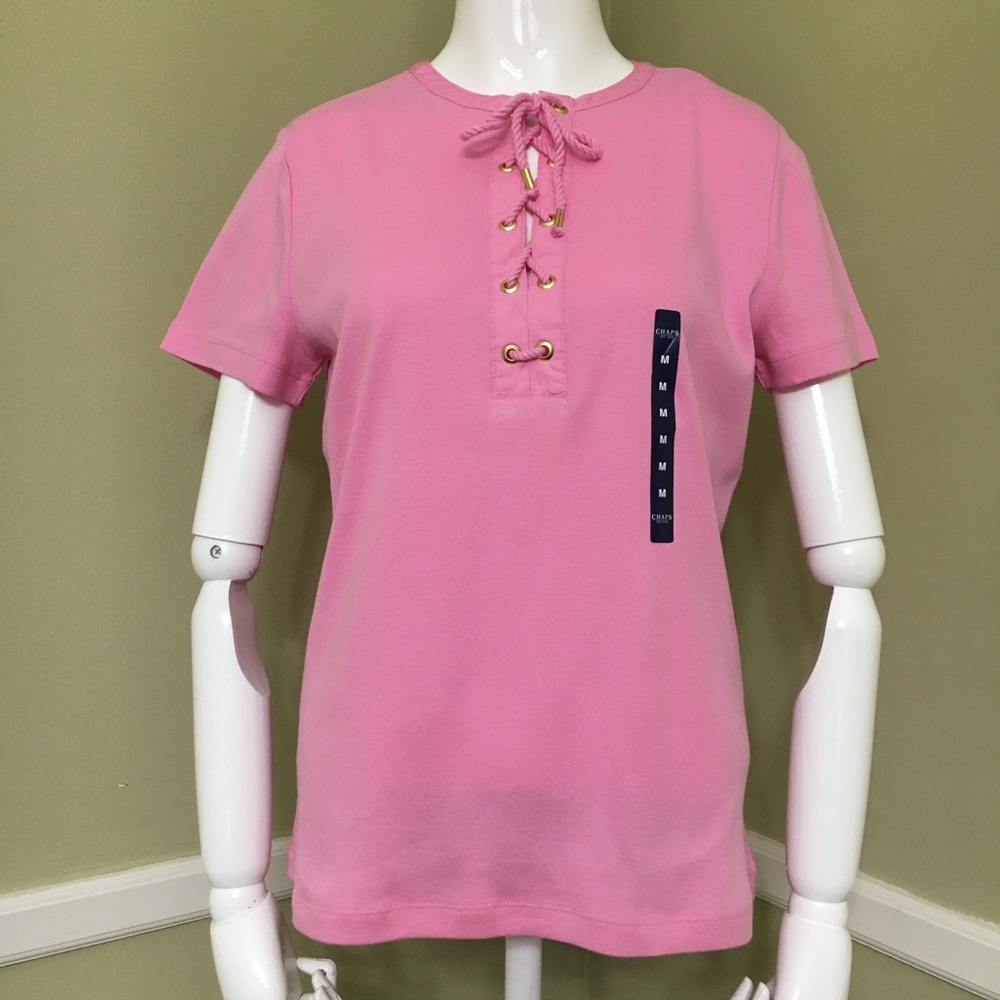 Chaps Classics Nautical Drawstring Rope Shirt
